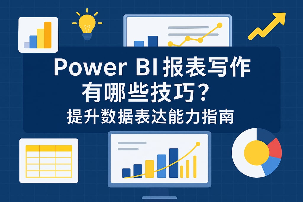Power BI报表写作有哪些技巧？提升数据表达能力指南